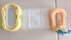 おもらししても怖くない ペットシーツがトイトレに使える 面倒なおまるの処理も簡単にできる